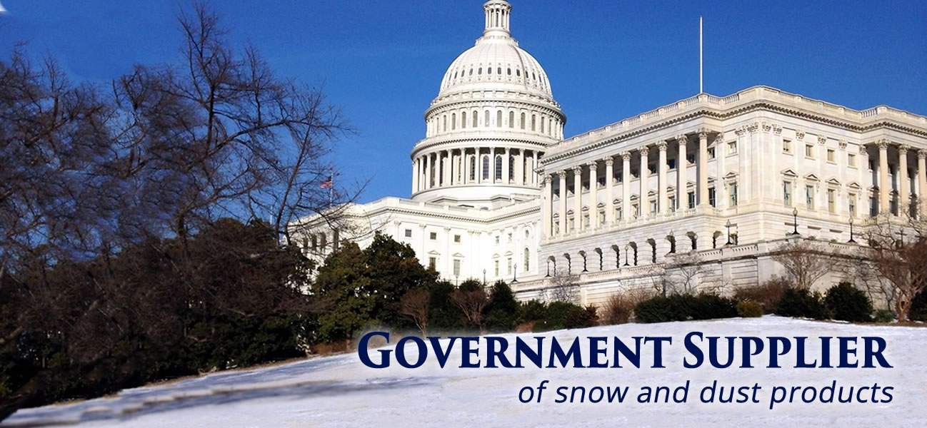 Government Supplier of snow, ice melt and dust products