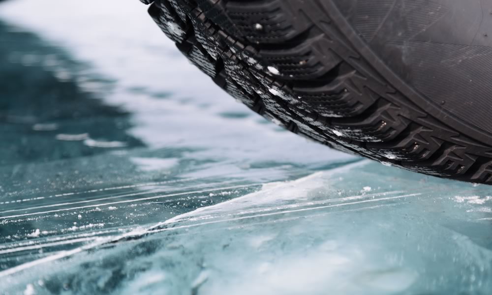 Ice Build Up Under Car Tires