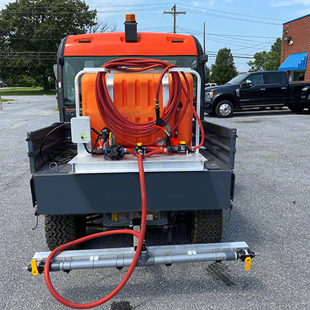 Deicer Sprayer for Melting Ice on Roadways